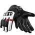 Carbon X Leather Motorcycle Riding Gloves - Knuckle Protection